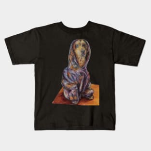 A dog wearing people clothes Kids T-Shirt